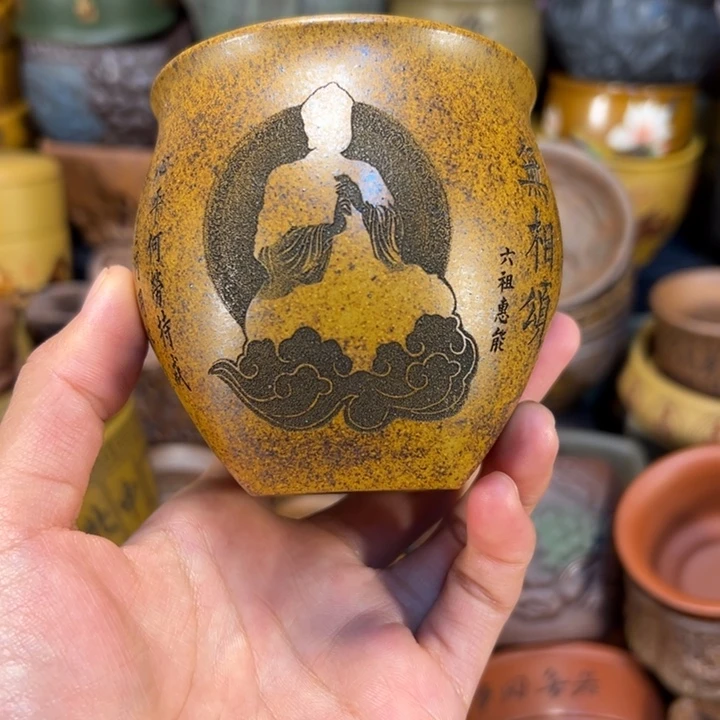 紫砂茶杯宜兴紫砂杯子