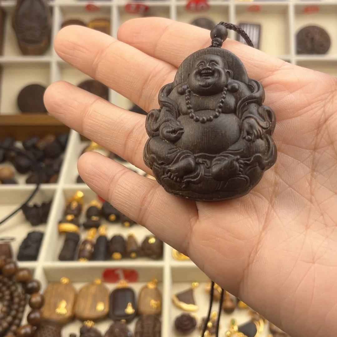 木质类春****）佛公脖挂吊坠一套