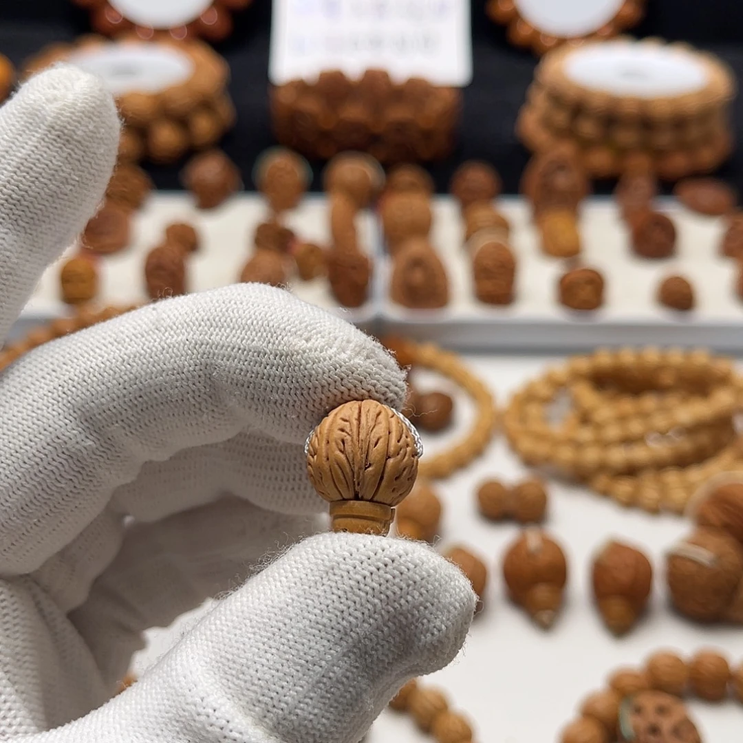 似***华核桃手串/手链手工桃核工艺制作