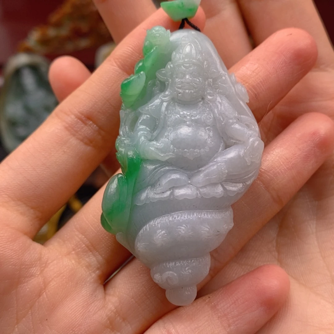 花***空定制翡翠未镶嵌天然缅料a货翡翠