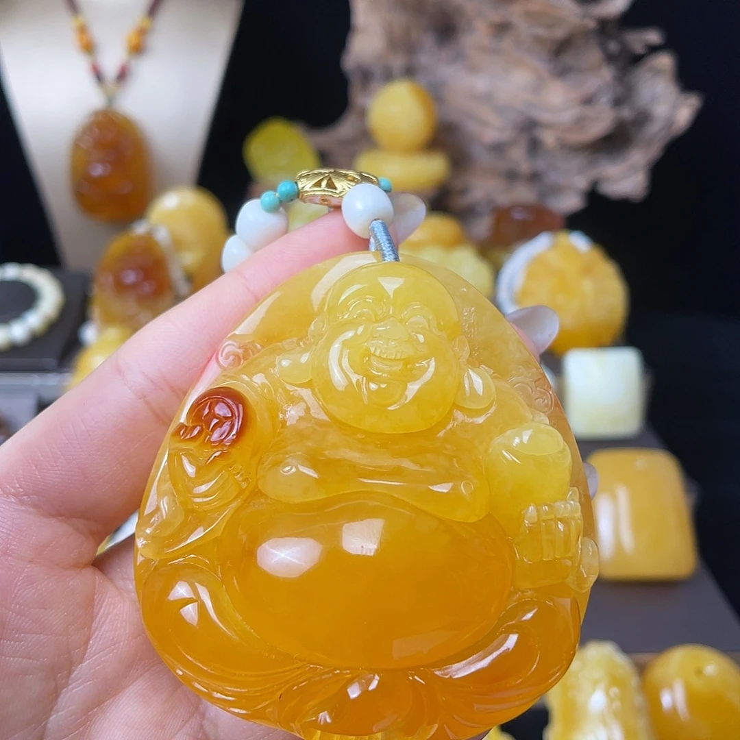 琥珀未镶嵌珠宝奇石