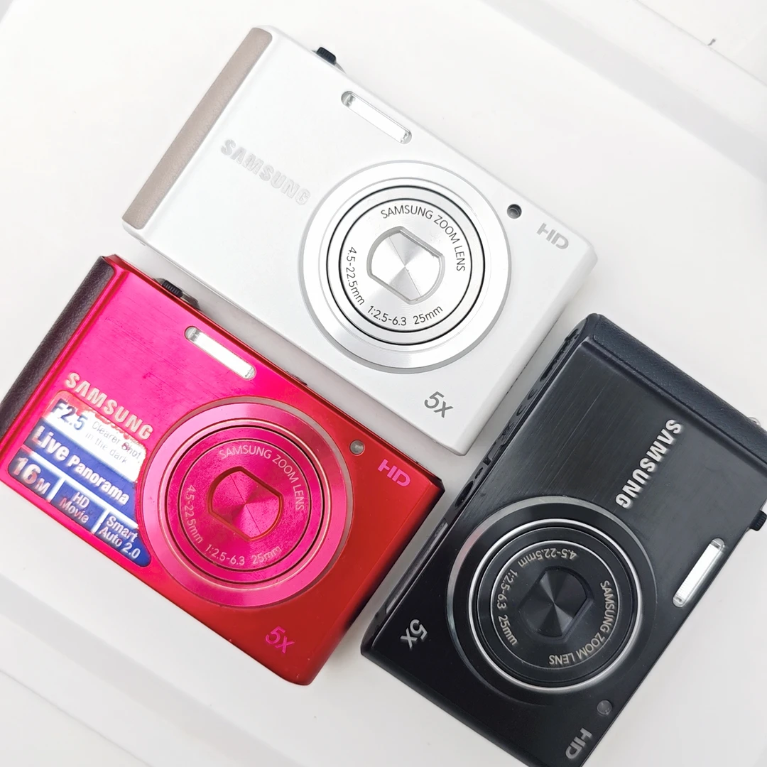 95新 Samsung/三星 ST76 奶油肌1600万像素5倍变焦ccd相机