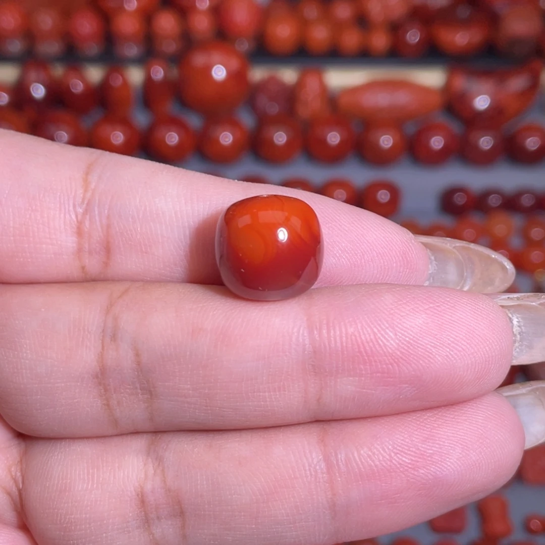 南红玛瑙未镶嵌瓦西老型卡12+