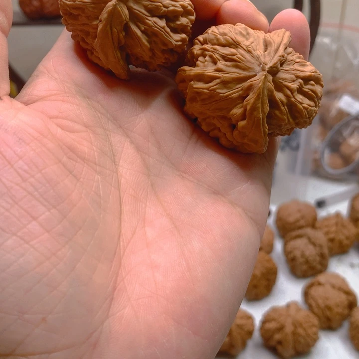 大***齐吊坠文玩核桃白狮子