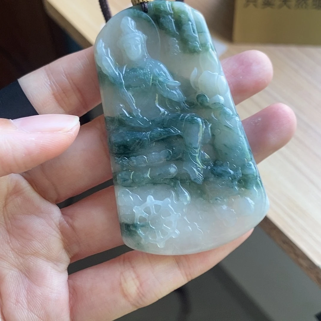 【闪购商品】颈饰未镶嵌翡翠天然缅甸A货翡翠