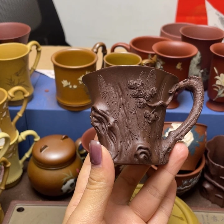 紫砂茶杯紫砂主人杯