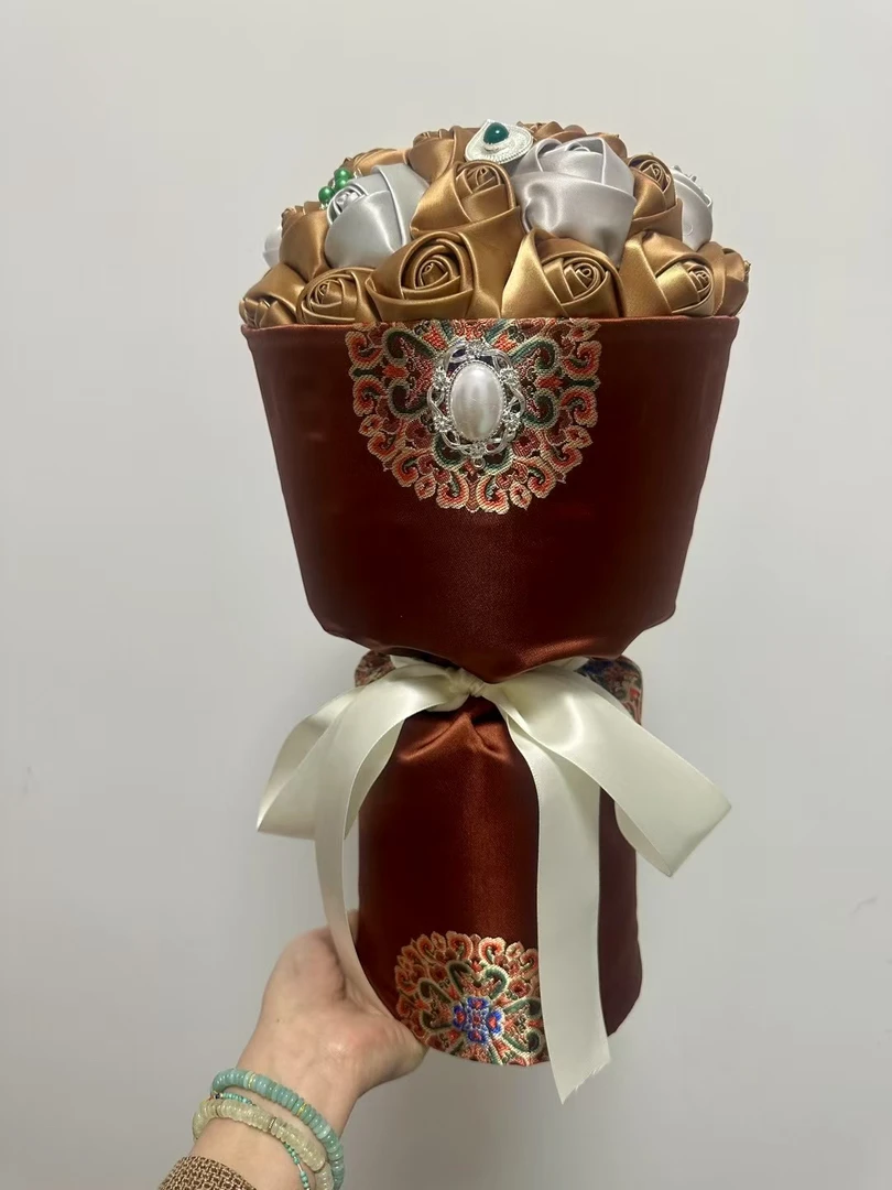 藏式手捧花束适合送各种场合送礼必备