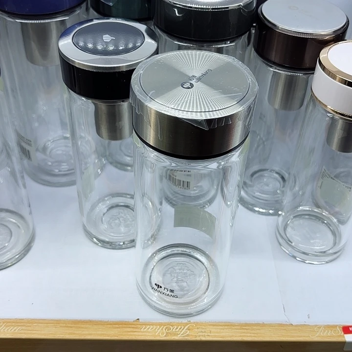 万象品牌单层玻璃杯U303无网