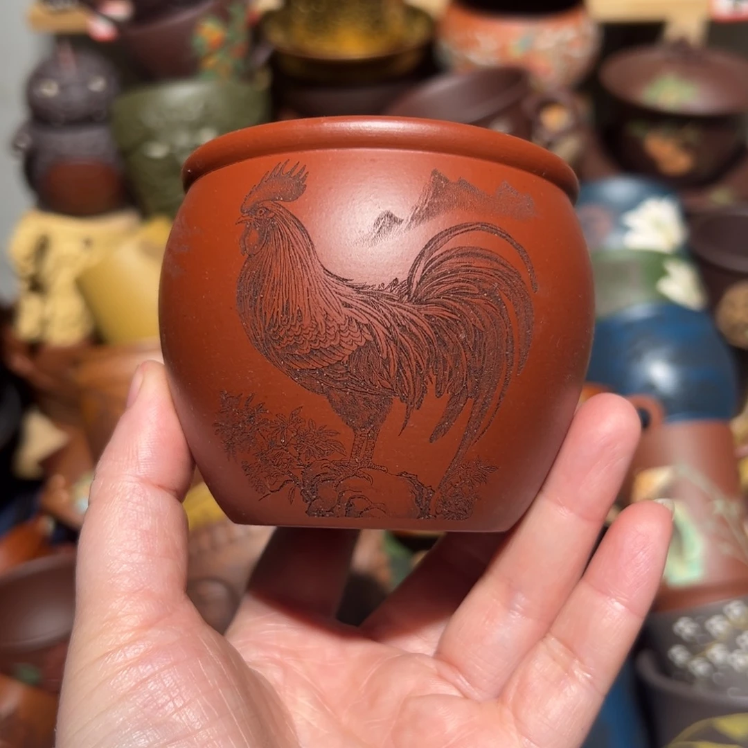 紫砂茶杯宜兴紫砂主人杯