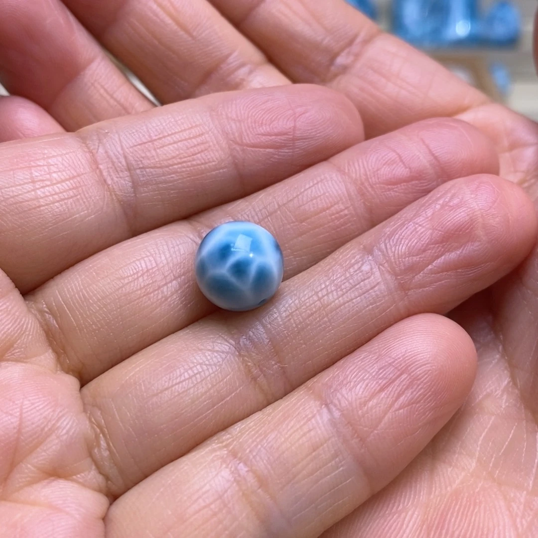 E***a针钠钙石（海纹石）未镶嵌颈饰