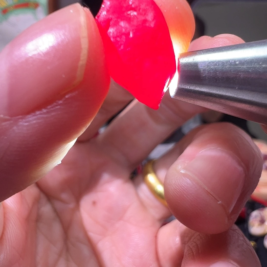 天然辰砂4.3克三号井矛头活原子