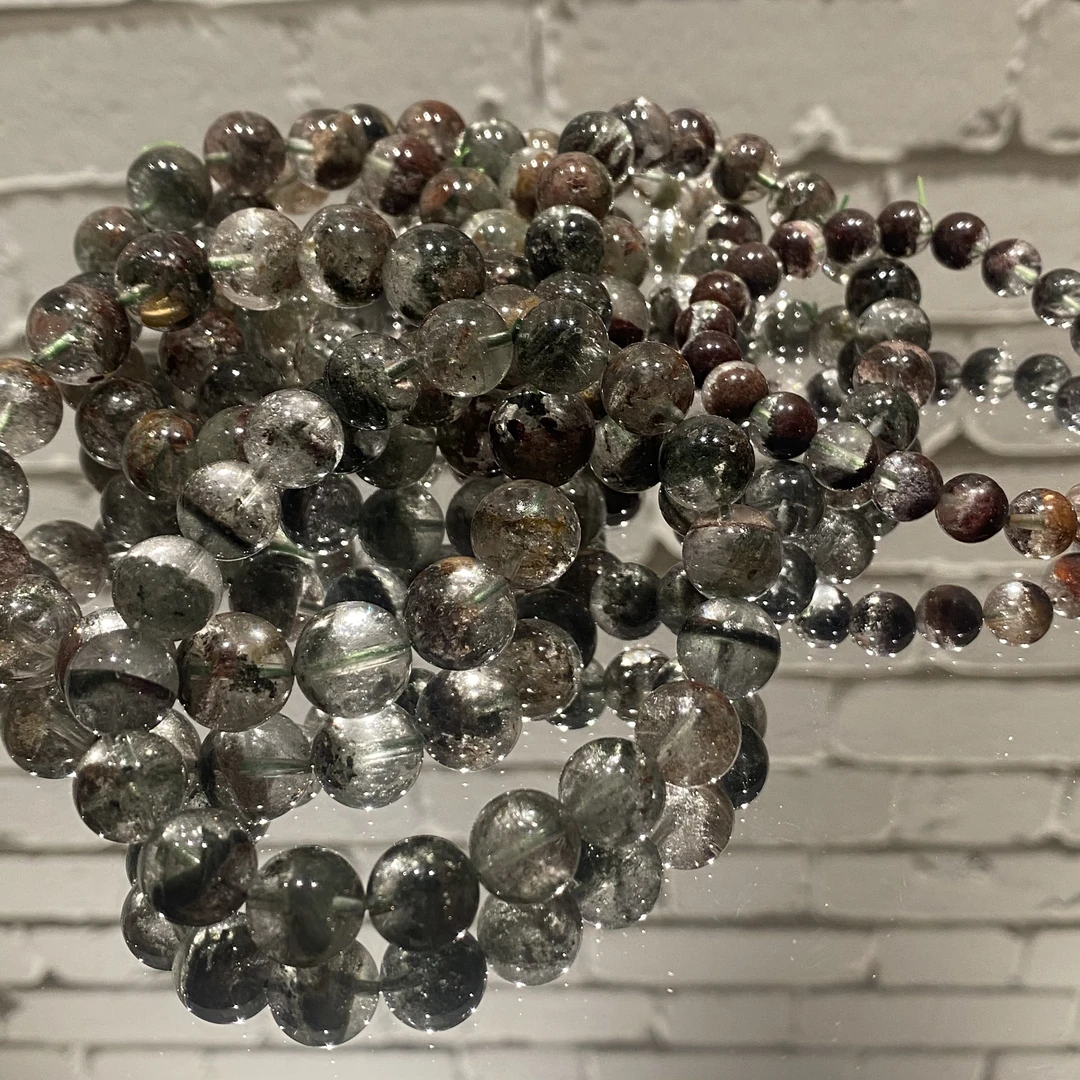 非金属莫桑石手链 【半盆绿幽】小众百搭个性手串时尚手链10439