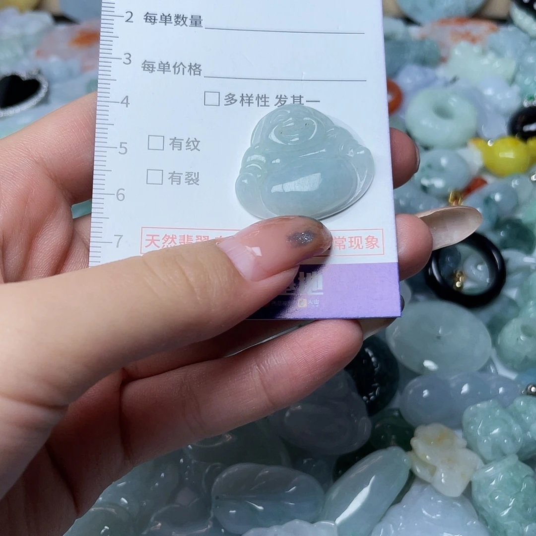 翡翠未镶嵌颈饰698