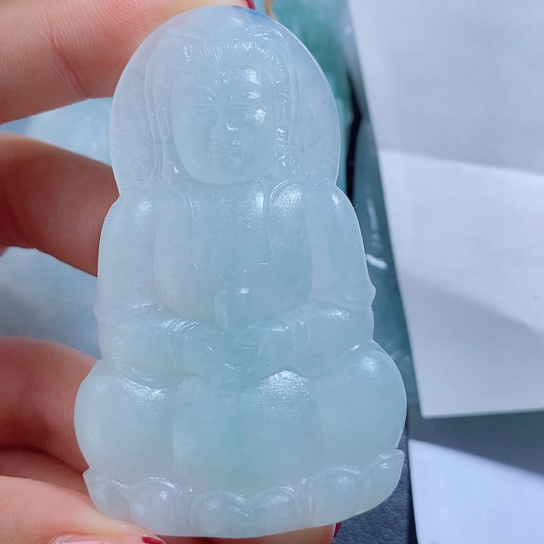 定制翡翠未镶嵌激***年毛货不支持退货下单需确认抛光