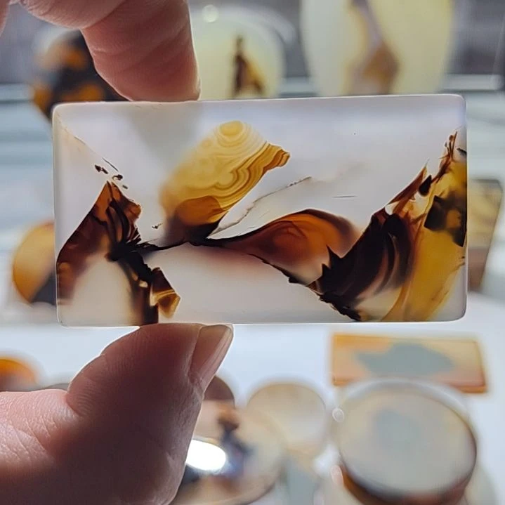 玛瑙/玉髓未镶嵌吊坠(不含链)19号