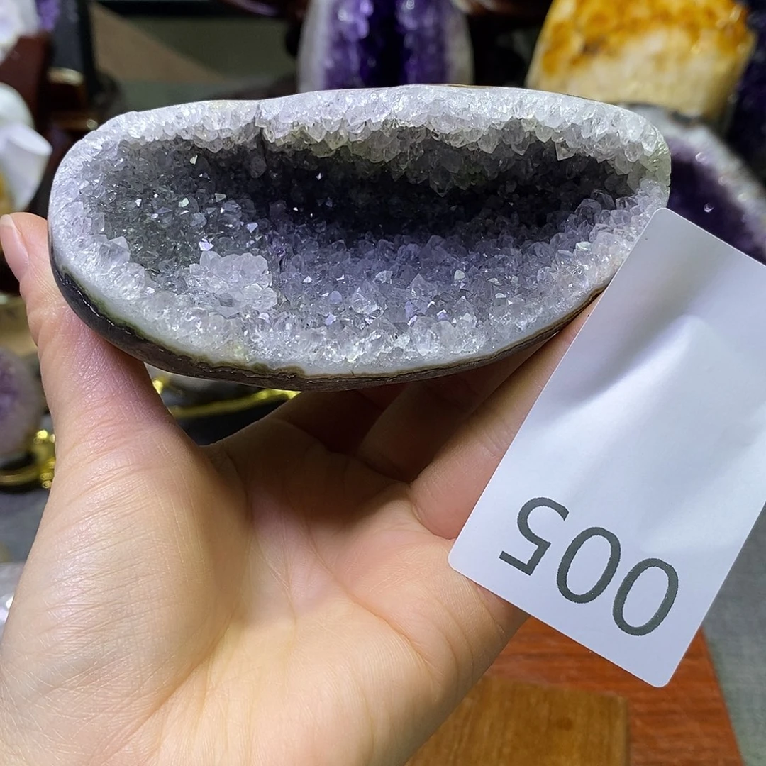 紫晶珠宝半成品未镶嵌