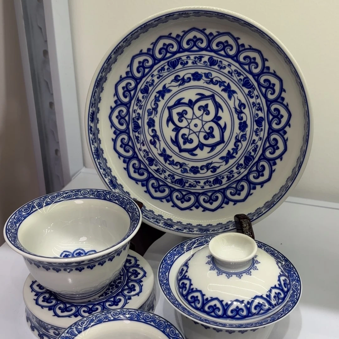 陳***记景德镇陶瓷五件套