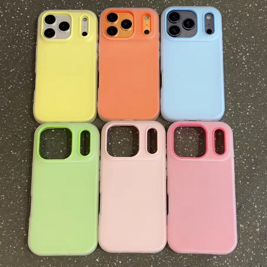 诚星泽适用iPhone17Pro/16磨砂二合一15plus苹果14新款13纯色12软