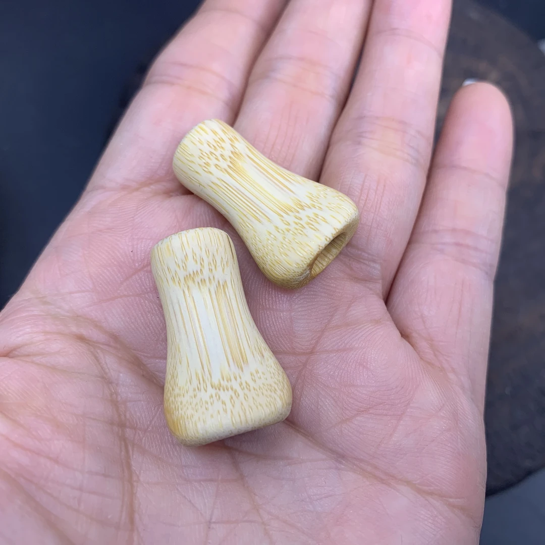 网秋粒水滴轮轻量化实心竹握丸S/D牌通用短款一对网秋粒diy