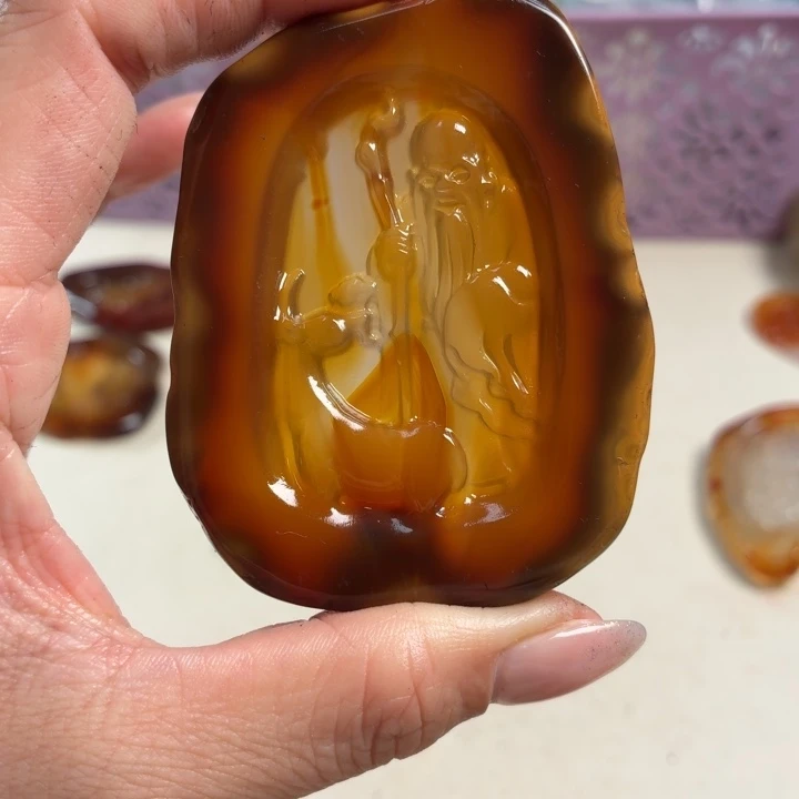 玛瑙/玉髓未镶嵌吊坠(不含链)