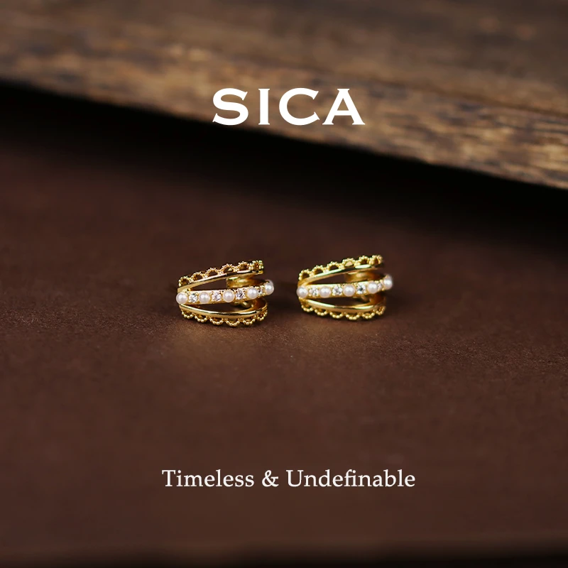 纯铜耳饰 EH018【碧天伴走】新中式小众轻奢云纹耳钉