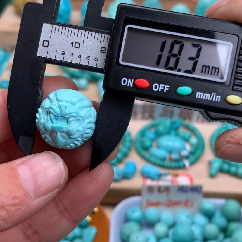 【闪购商品】绿松石貔貅珠未镶嵌