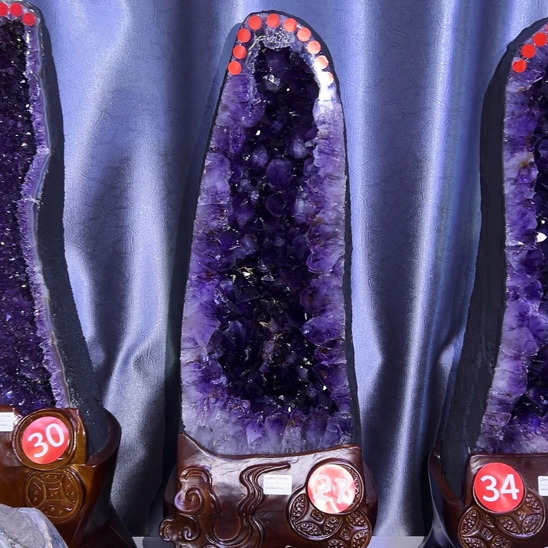 紫晶未镶嵌大型摆件（非配饰）