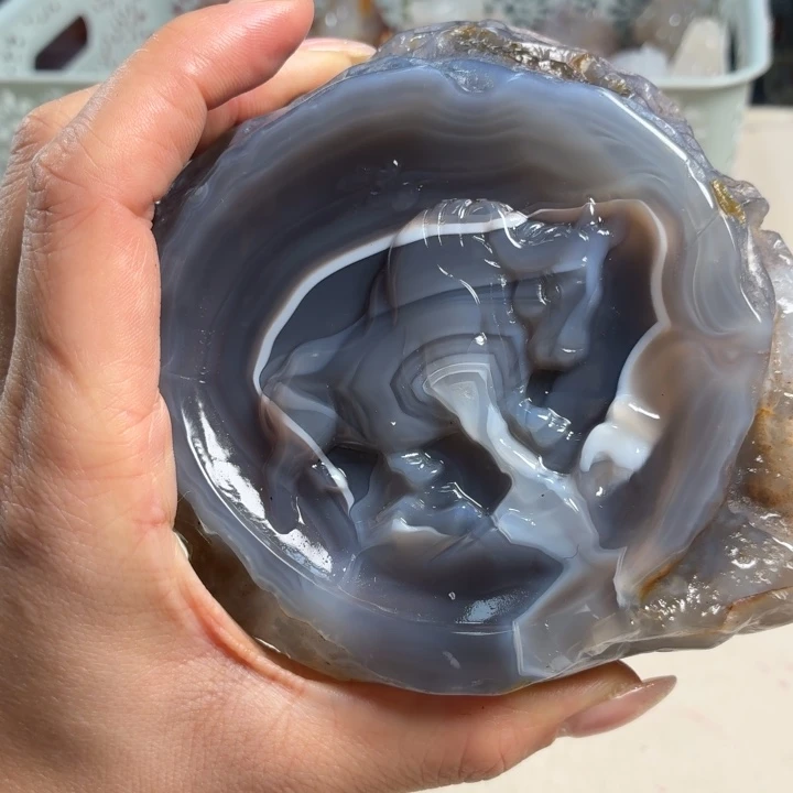 玛瑙/玉髓未镶嵌吊坠(不含链)