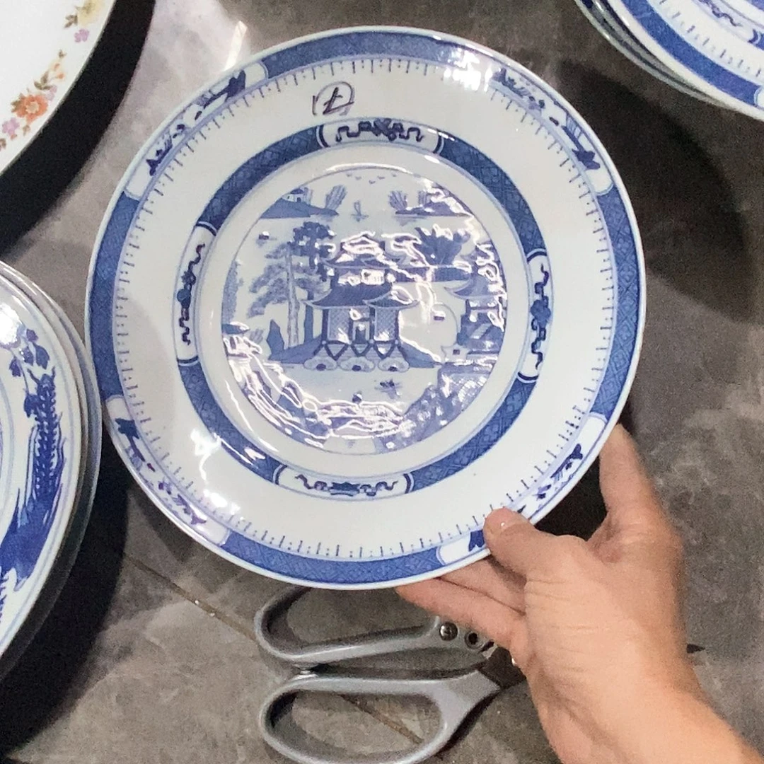 田***园景德镇陶瓷25公分瑕疵