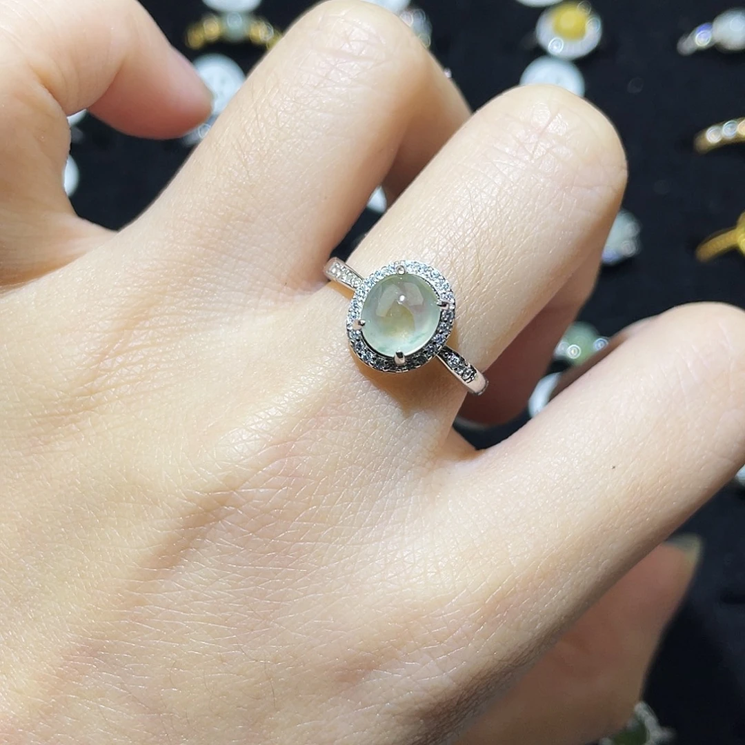 死***硬翡翠未镶嵌戒指戒指