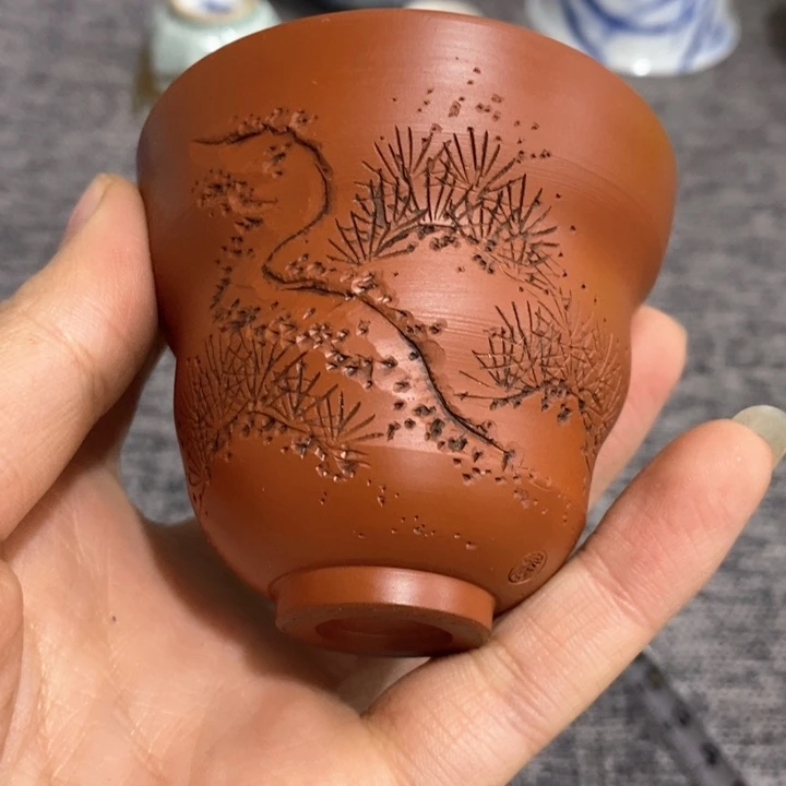 紫砂茶杯非常漂亮好看的碗