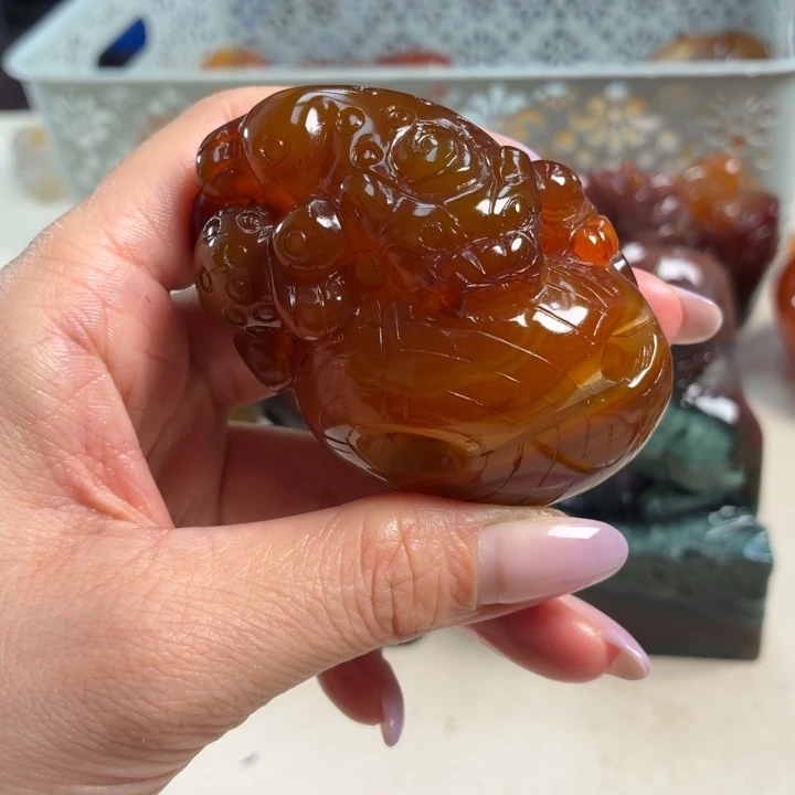玛瑙/玉髓未镶嵌吊坠(不含链)