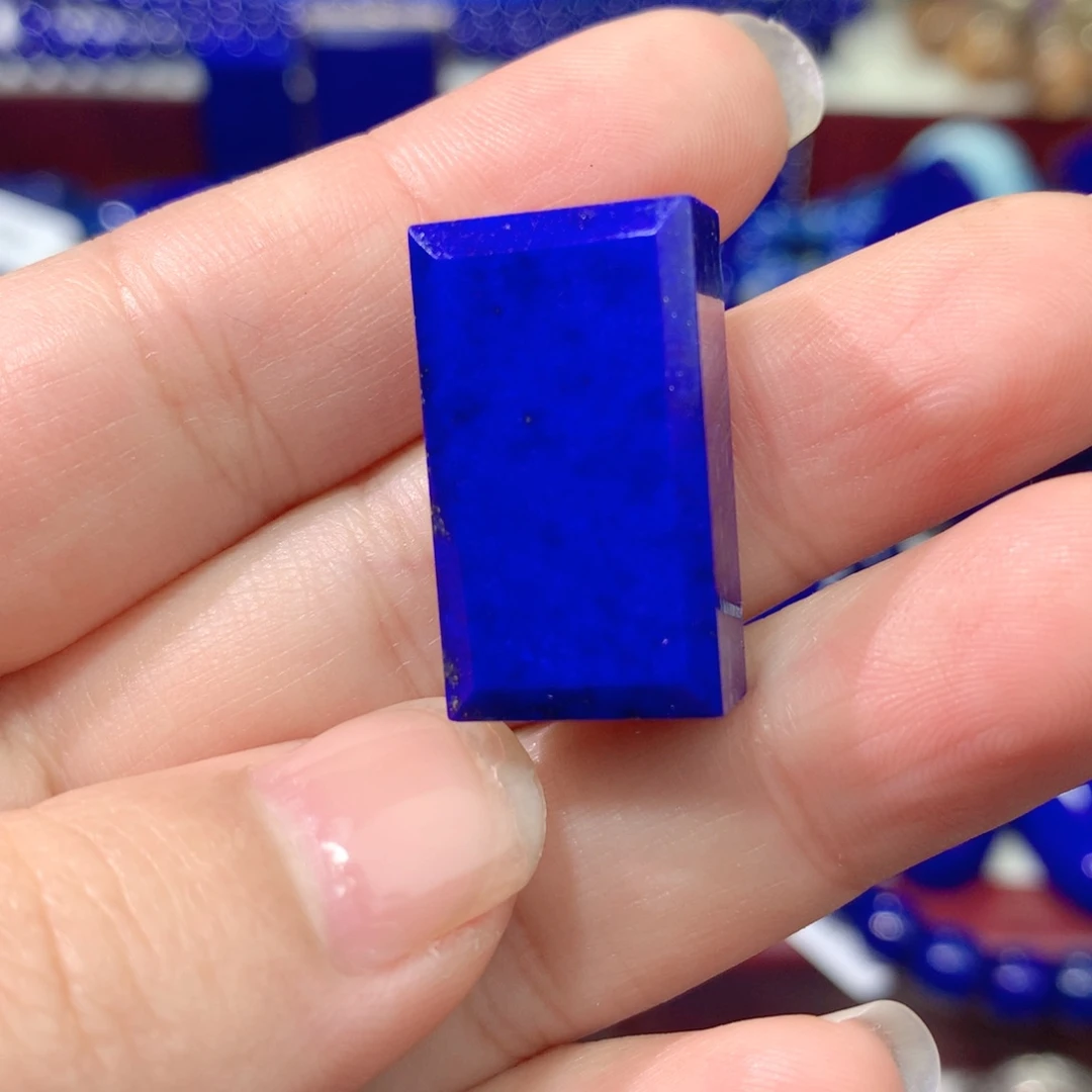 青金石未镶嵌无事牌挂件