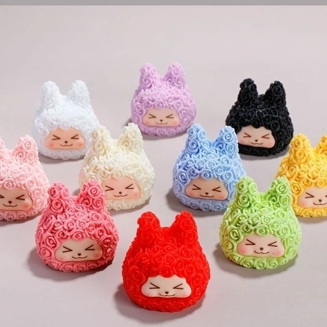 情人节限定情人节玫瑰kk萌粒diy可爱摆件