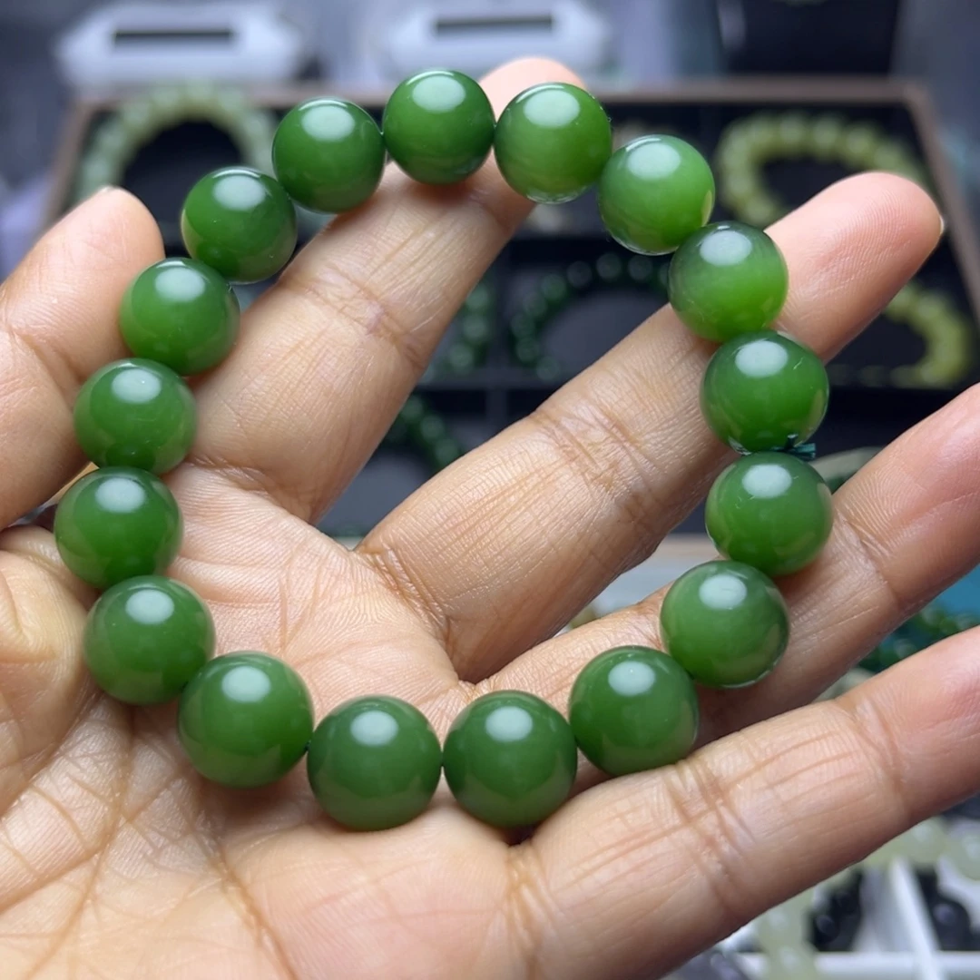 和田玉（碧玉）未镶嵌手串