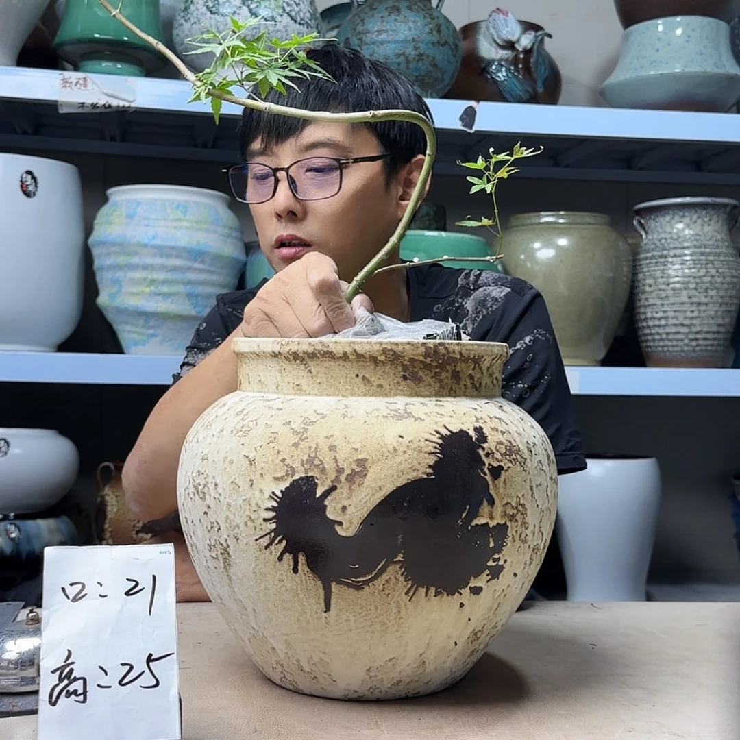 紫砂花盆尺寸21@25