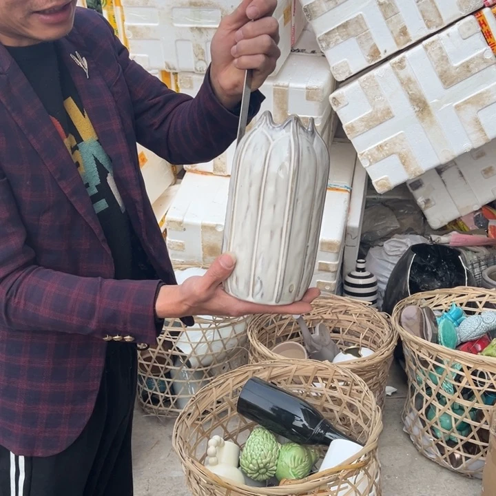 瓶高度23厘米口径6厘米微瑕捡漏