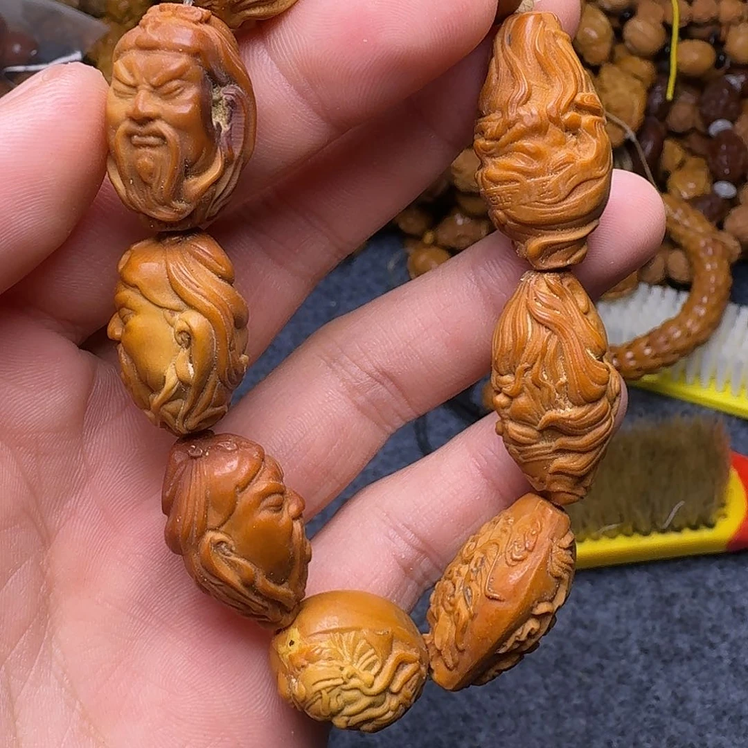 橄榄核手串别***笑复古风