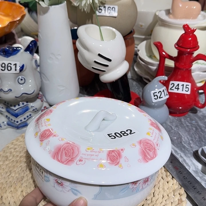 瓷片微瑕陶瓷介意慎拍5082