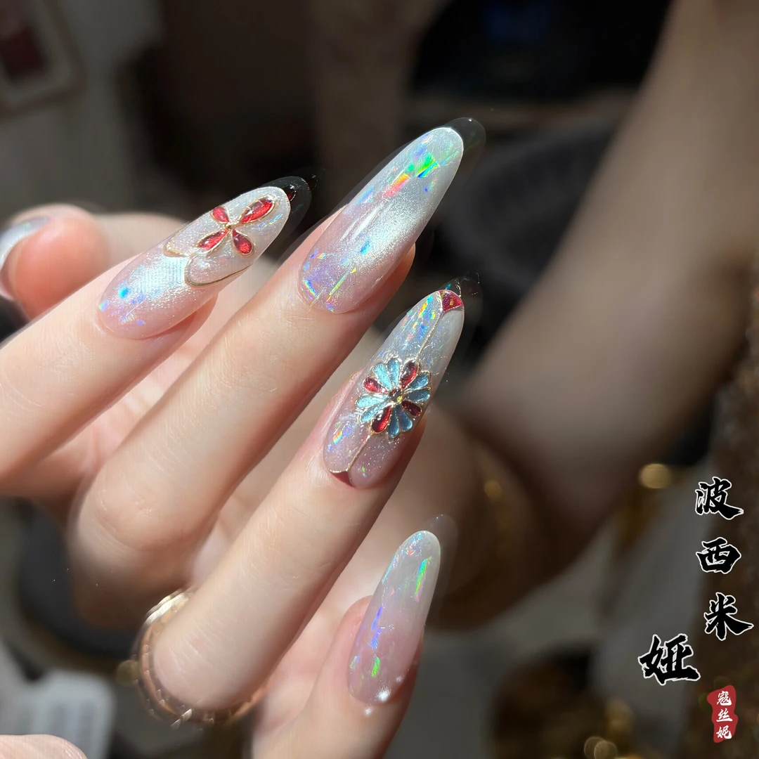 设计师款@【波西米亚】寇丝妮 纯手工穿戴式美甲