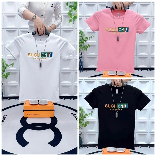 夏季休闲时尚新款男士修身圆领短袖上衣潮流百搭帅气小伙短袖