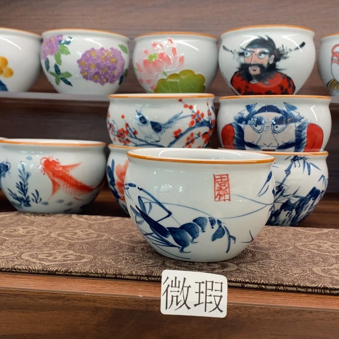 釉下彩手工绘制手工绘制