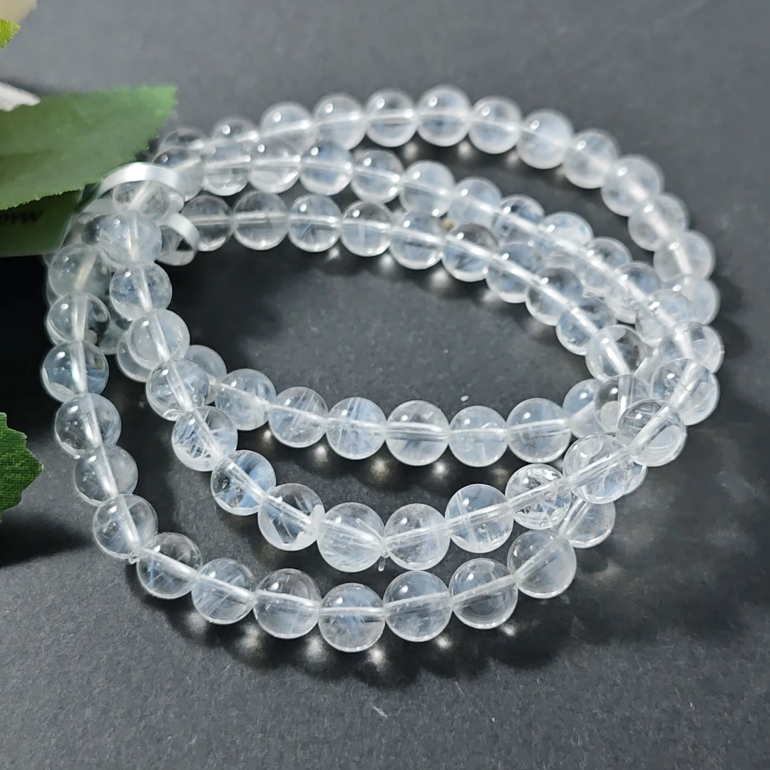 【书记甄选】天然蓝针单圈手链  多样性发一件 约6mm 6640YW