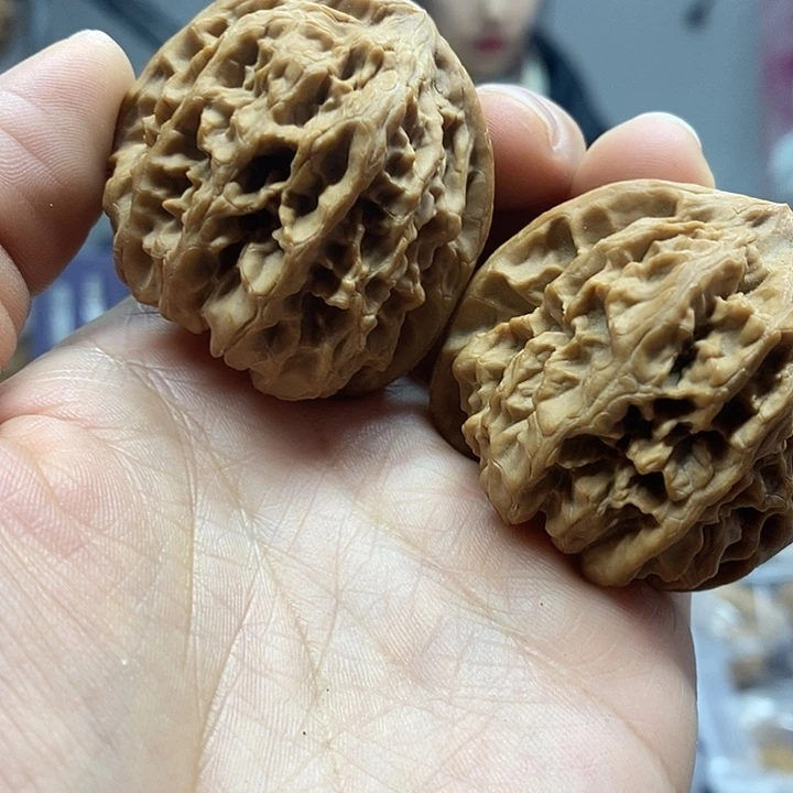 文玩核桃把件42野牛小众