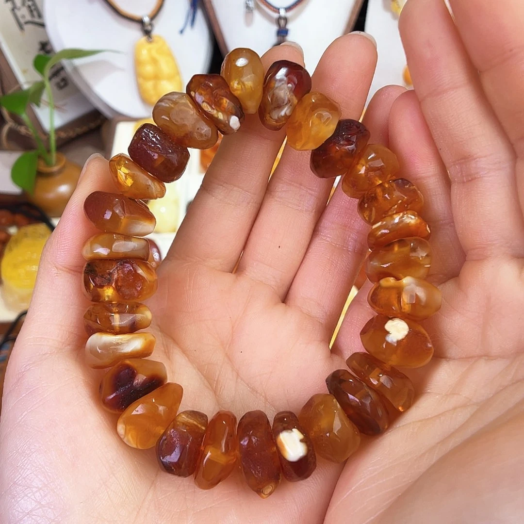琥珀珠宝奇石未镶嵌Q*我