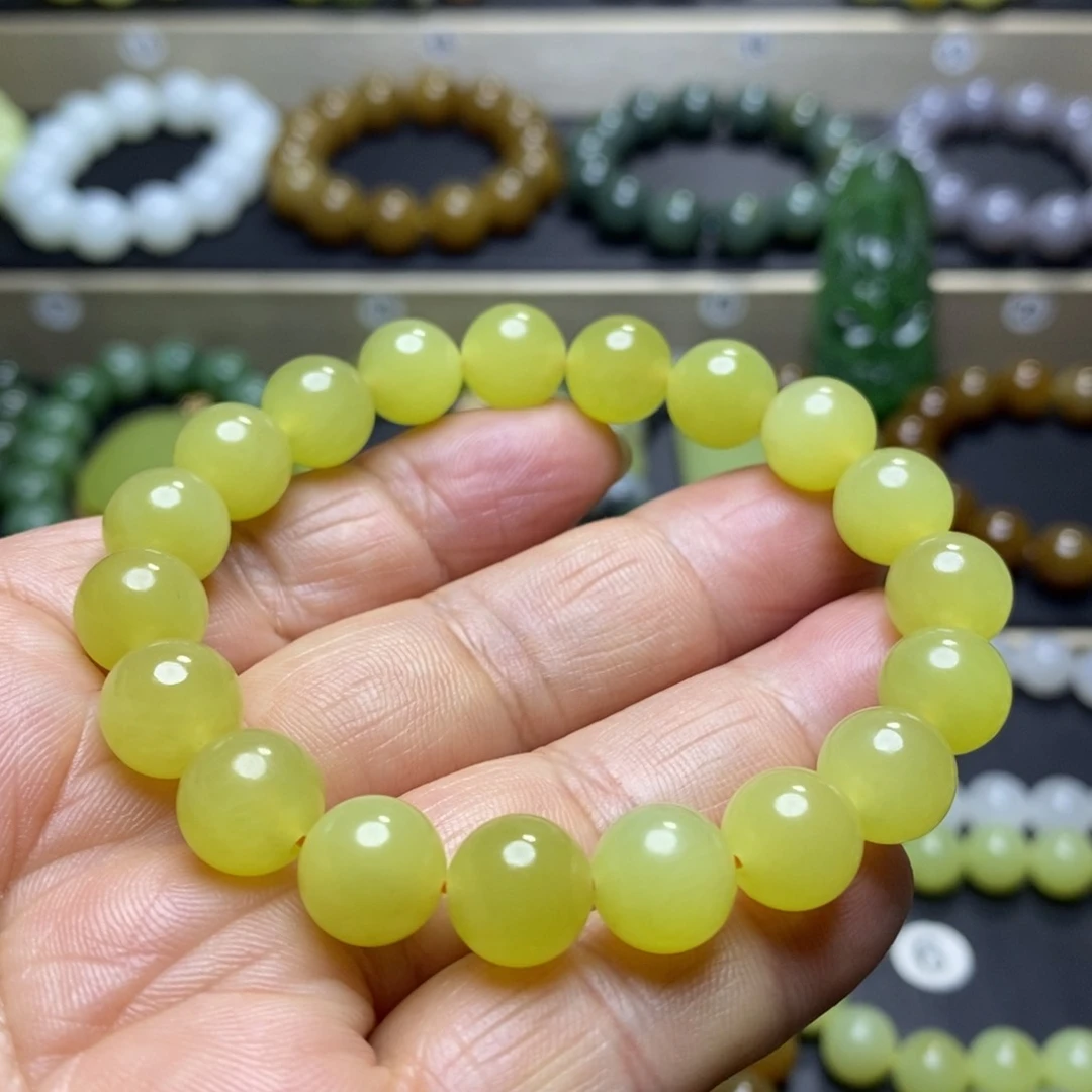 和田玉手串未镶嵌