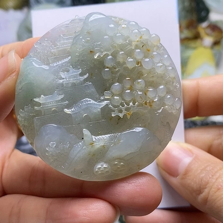 定制翡翠未镶嵌毛货