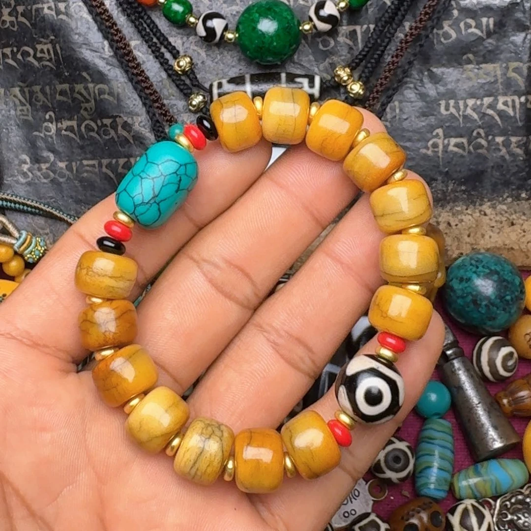 金刚菩提手串牦牛骨