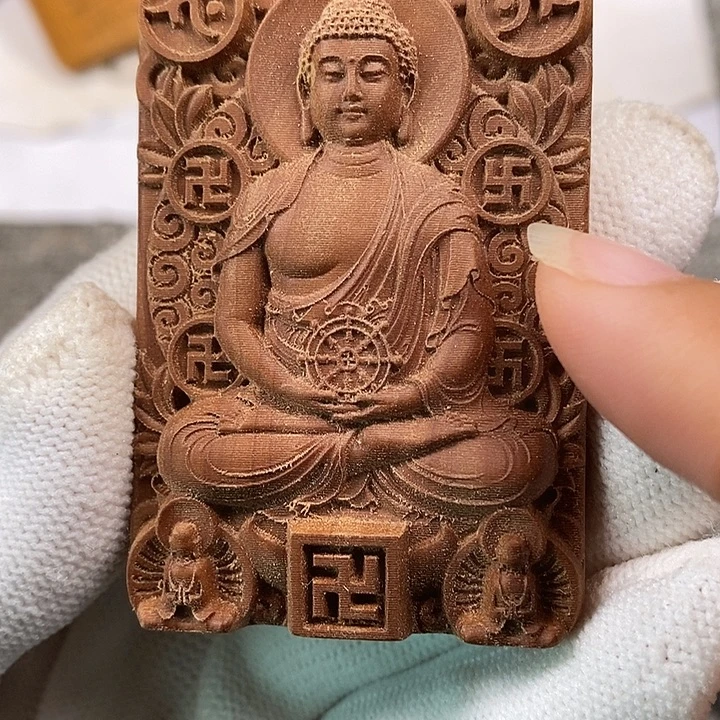 檀香木手串/手链老山檀香黑肉横纹大日吊坠