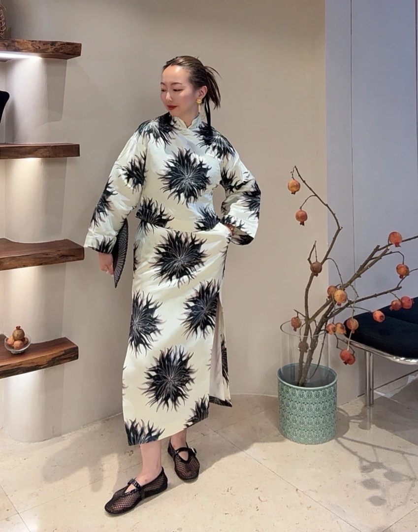 Samuel Gui YangPIN SKIRT峻菊中长款半裙